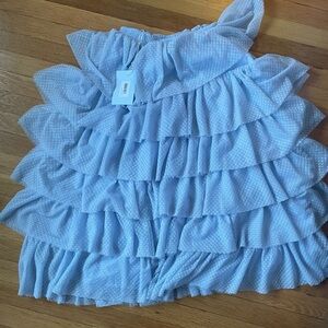 NWT hill house home pandora tulle skirt powder blue